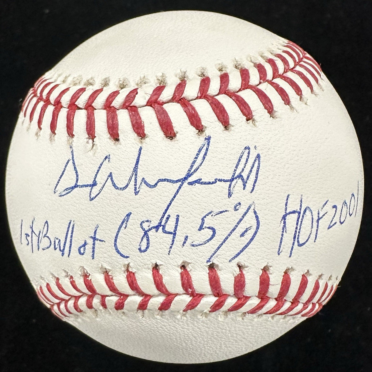 Dave Winfield 1st Ballot HOF 2001 Signed Baseball JSA Witness