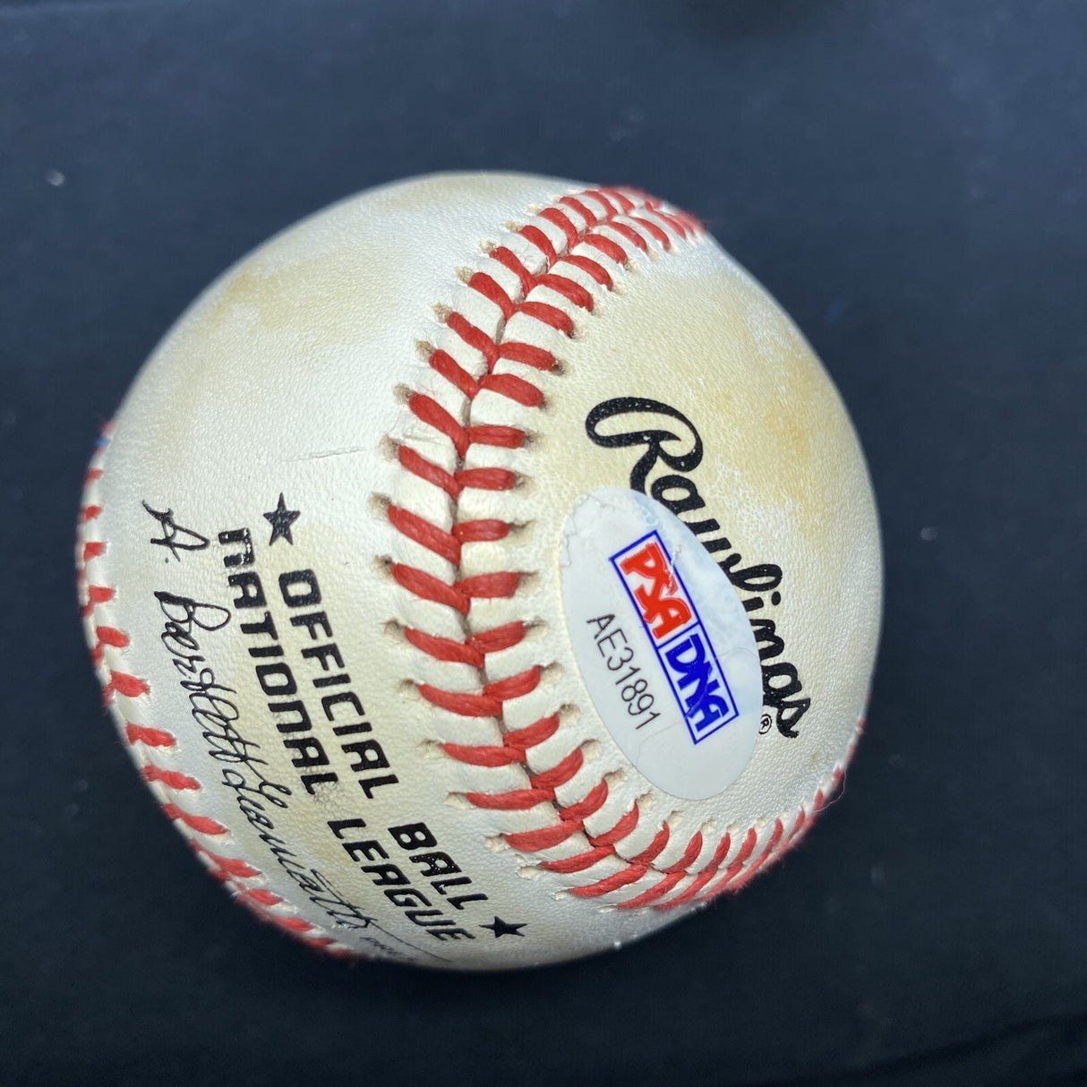 Johnny Mize 36 Signed Baseball PSA/DNA