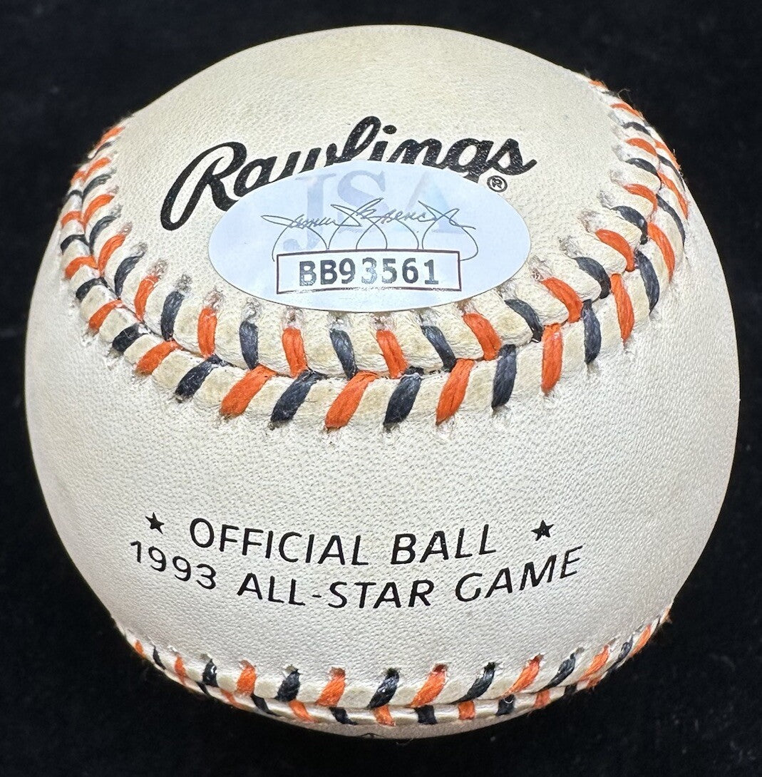 Kirby Puckett MVP Signed 1993 All-Star Game Logo Baseball JSA LOA