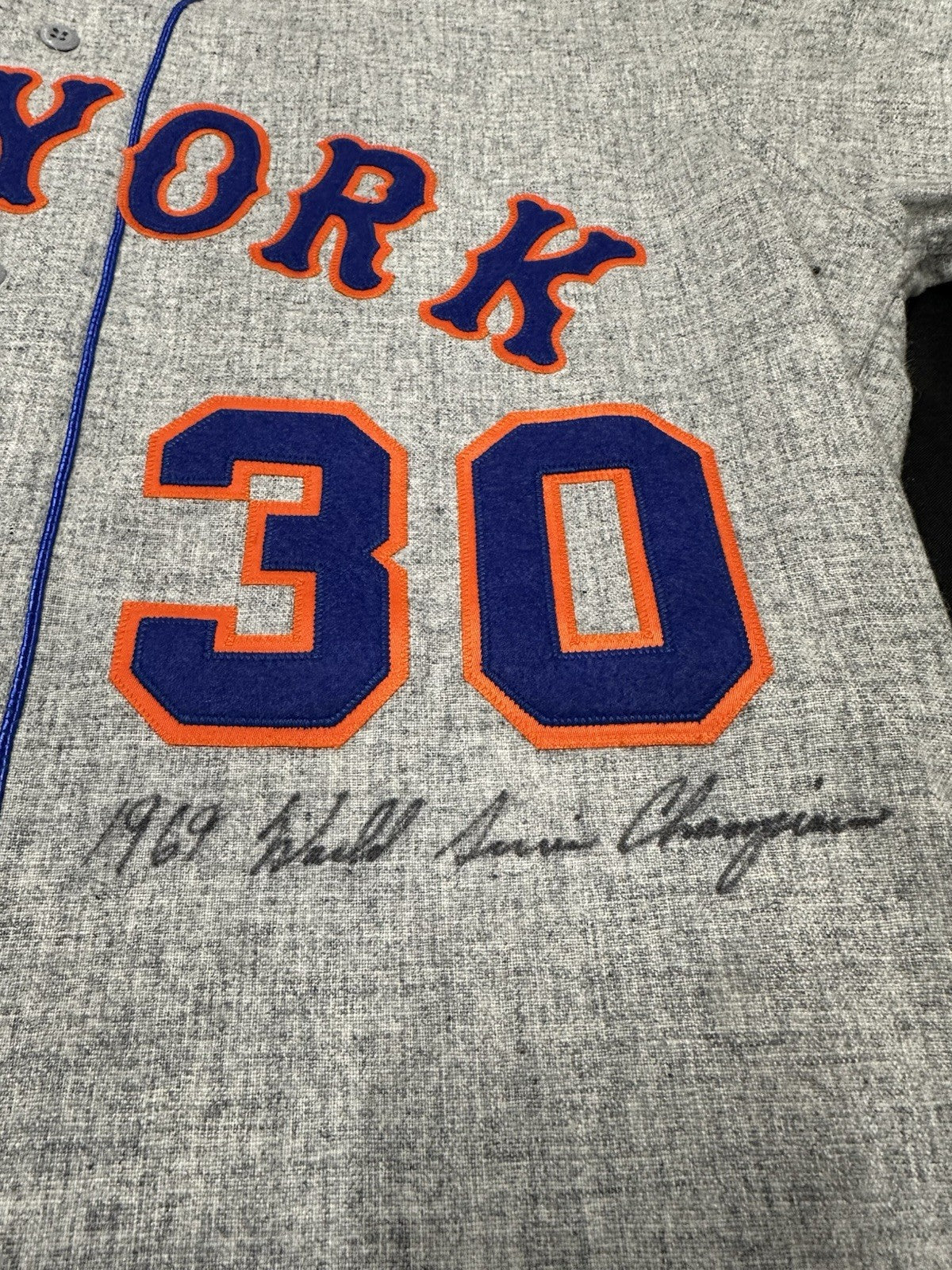 Nolan Ryan Signed Mets Authentic Mitchell Ness Stat Jersey JSA LOA