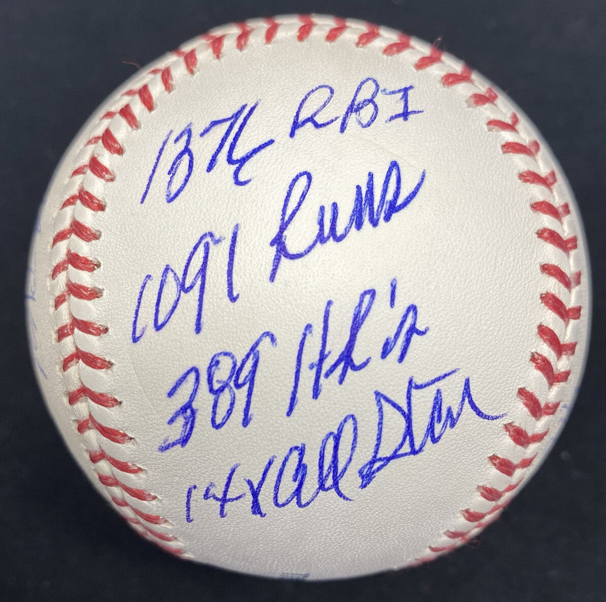 Johnny Bench HOF MVP ROY Signed Stat Baseball Fanatics MLB Holo