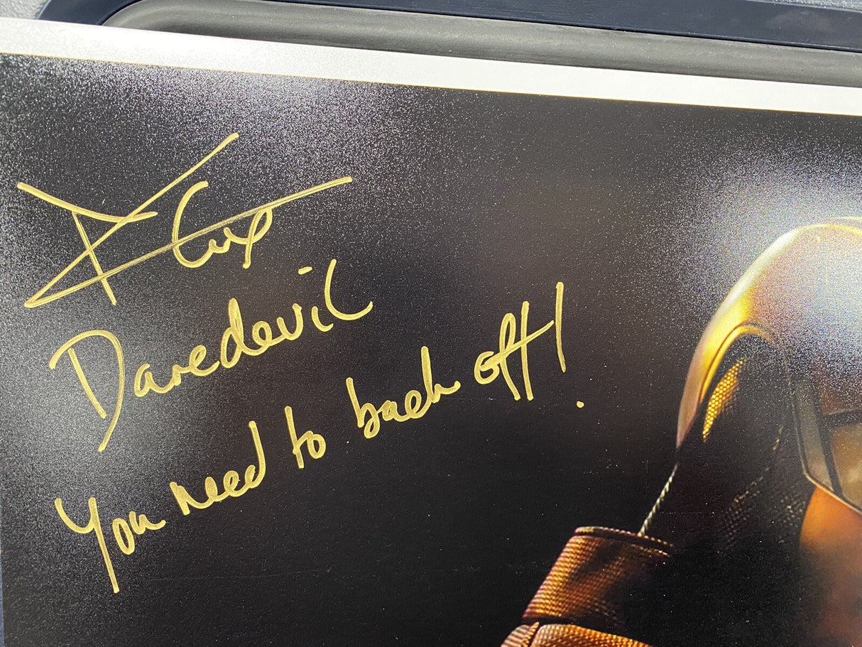 Charlie Cox Daredevil Signed 11x14 She-Hulk Photo MCU JSA With Quote