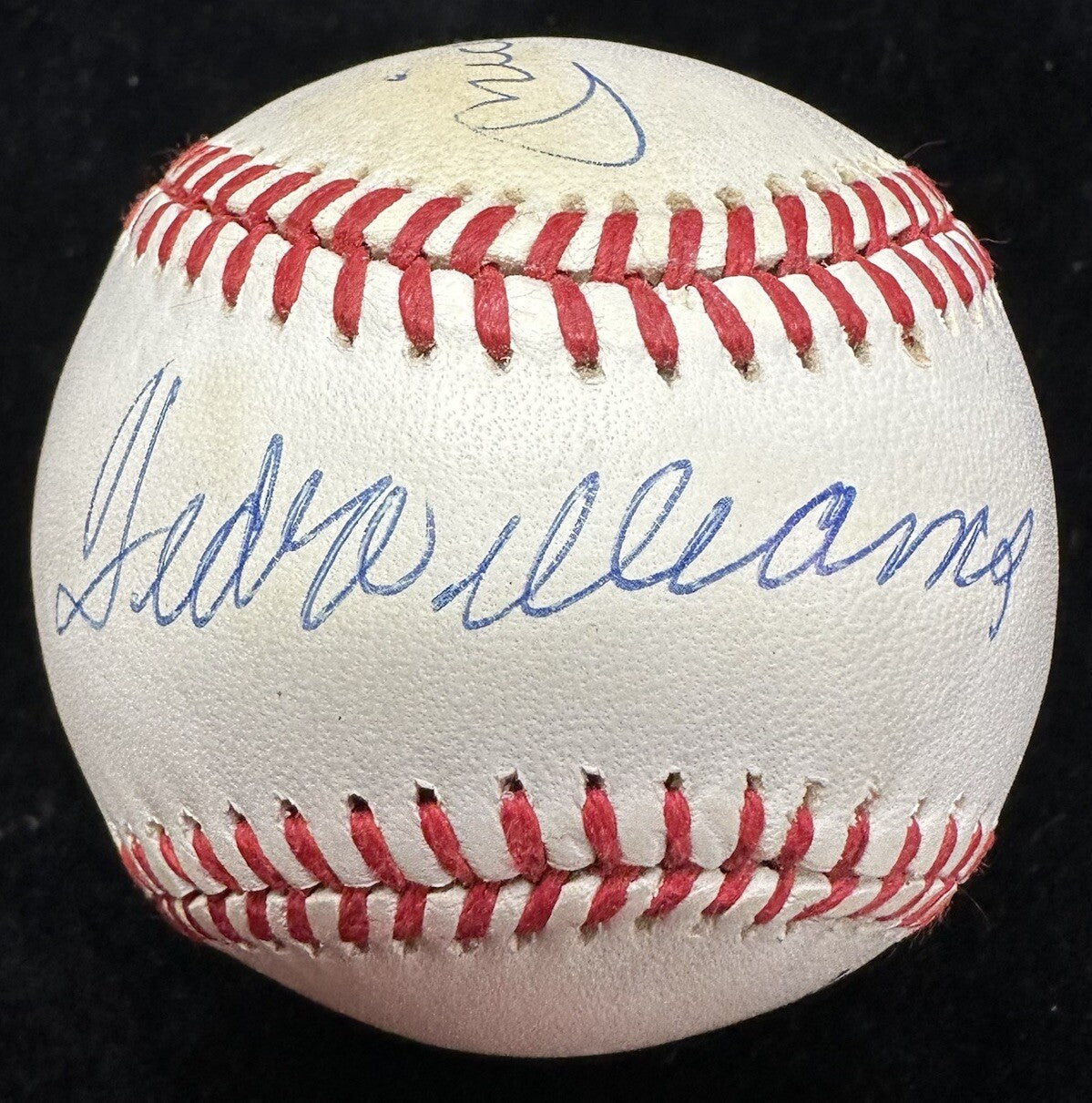 Ted Williams Mickey Mantle Joe DiMaggio Signed Baseball PSA Beckett LOA