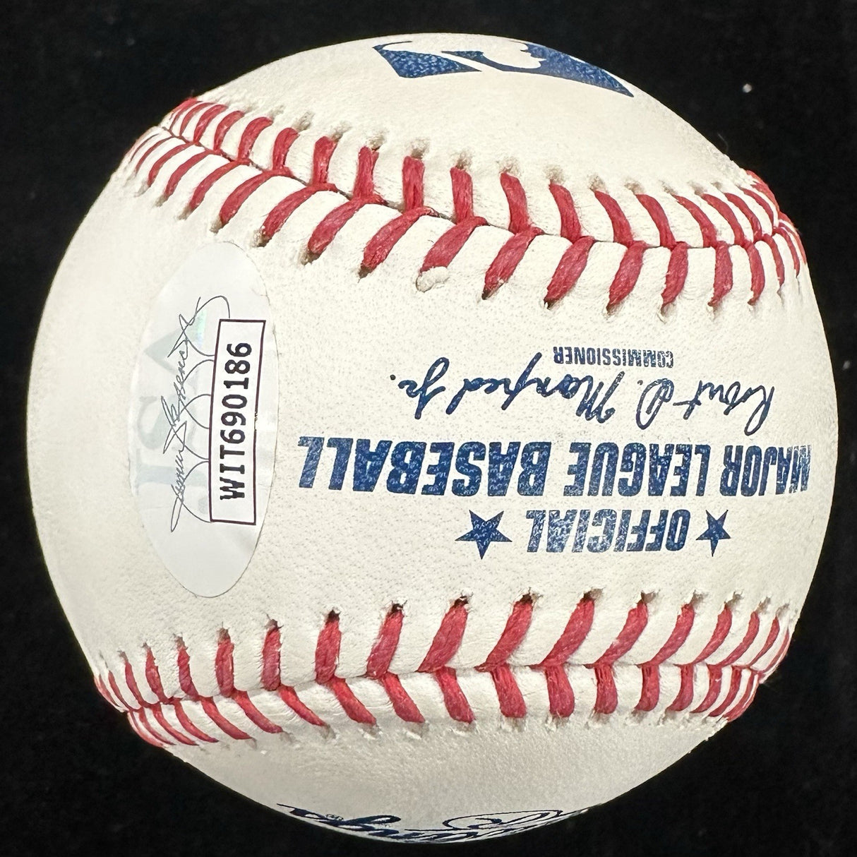 Rafael Palmeiro 569 HR Signed Baseball JSA