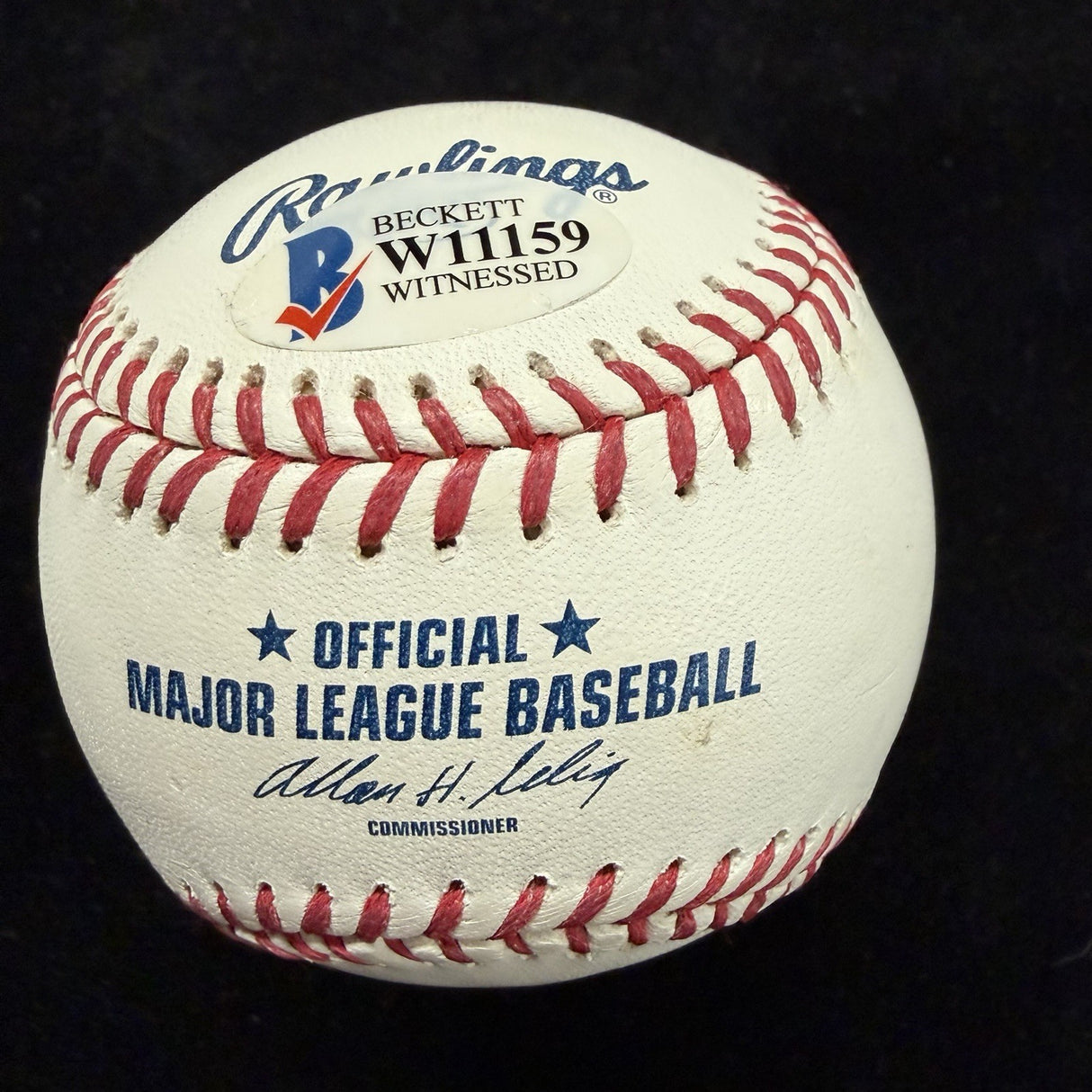 Albert Pujols MLB Debut 4/2/01 Signed Baseball Beckett Witness Holo