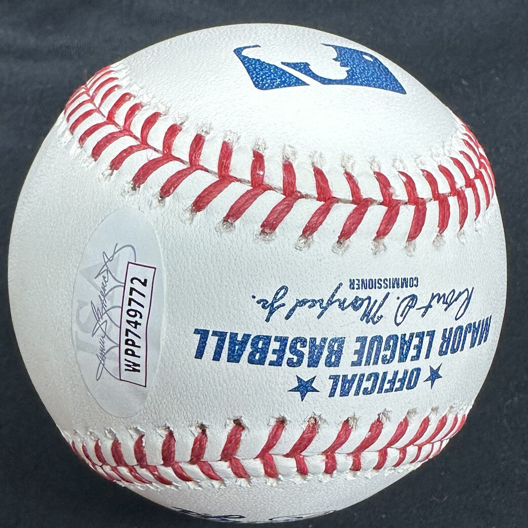 Lou Brock #20 Signed Baseball JSA Witness