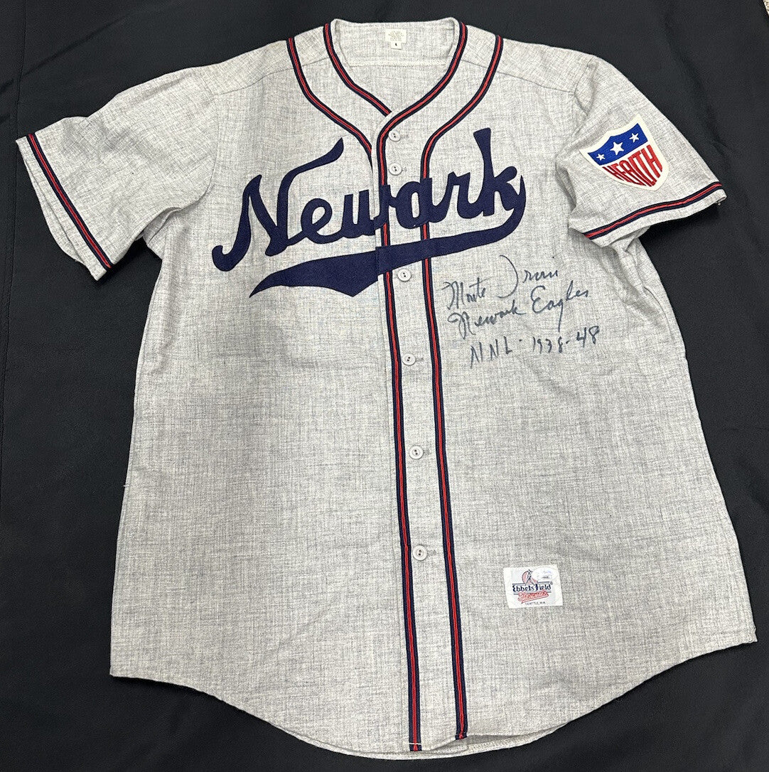 Monte Irvin Newark Eagles Signed Authentic Mitchell Ness Jersey JSA