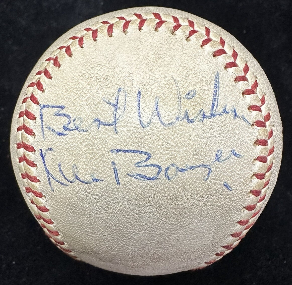 Ken Boyer Signed Game Used Home Run Baseball Beckett PSA/DNA LOA