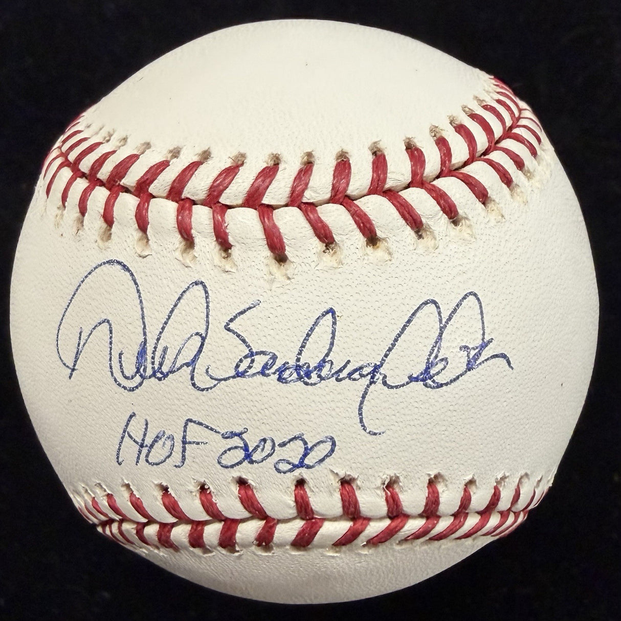 Derek Sanderson Jeter HOF 2020 Full Name Signed Baseball MLB Holo
