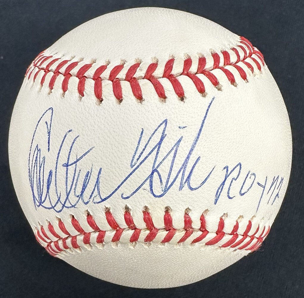 Carlton Fisk ROY 72 Signed Baseball JSA