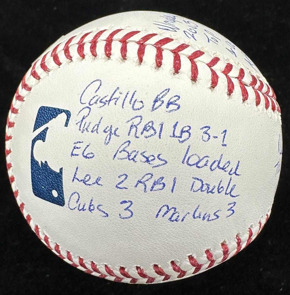 Moises Alou Signed “The Bartman Game” Story Baseball JSA LOA Chicago Cubs