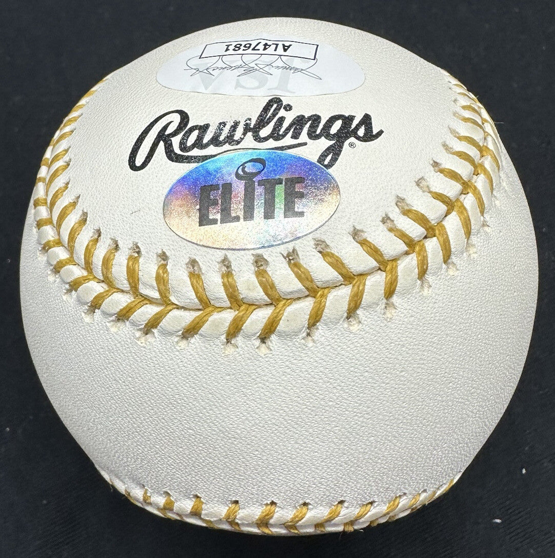 Alex Rodriguez Signed Gold Glove Logo Baseball JSA