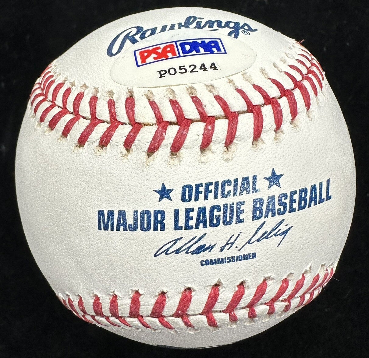 Lou Brock The Running Redbird Nickname Signed Baseball PSA/DNA