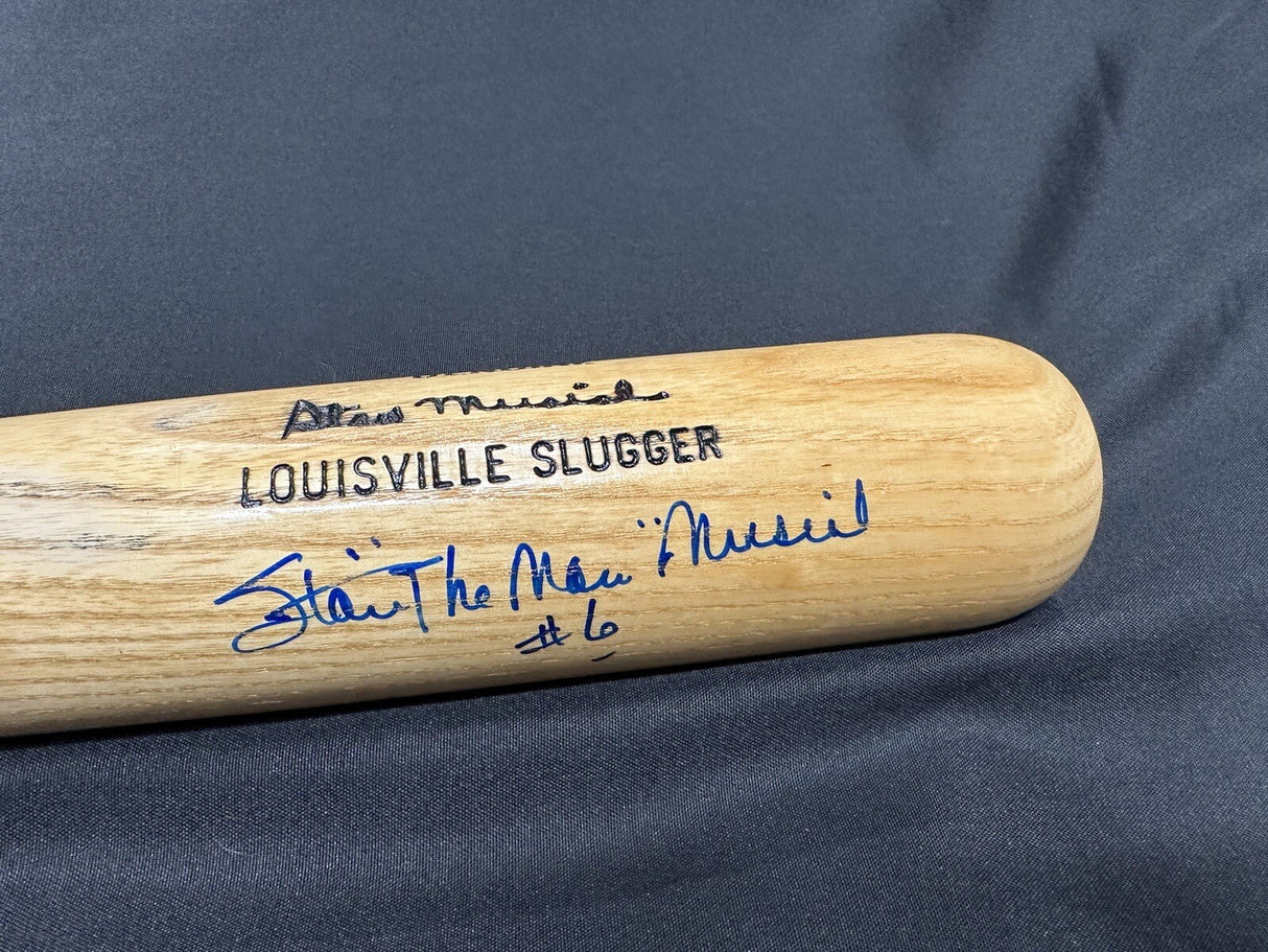 Stan The Man Musial #6 Signed Game Model Louisville Slugger Bat Beckett