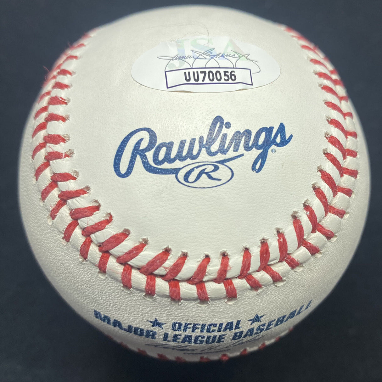 Greg Maddux HOF 14 Signed Wrigley Field 100th Anniversary Logo Baseball JSA