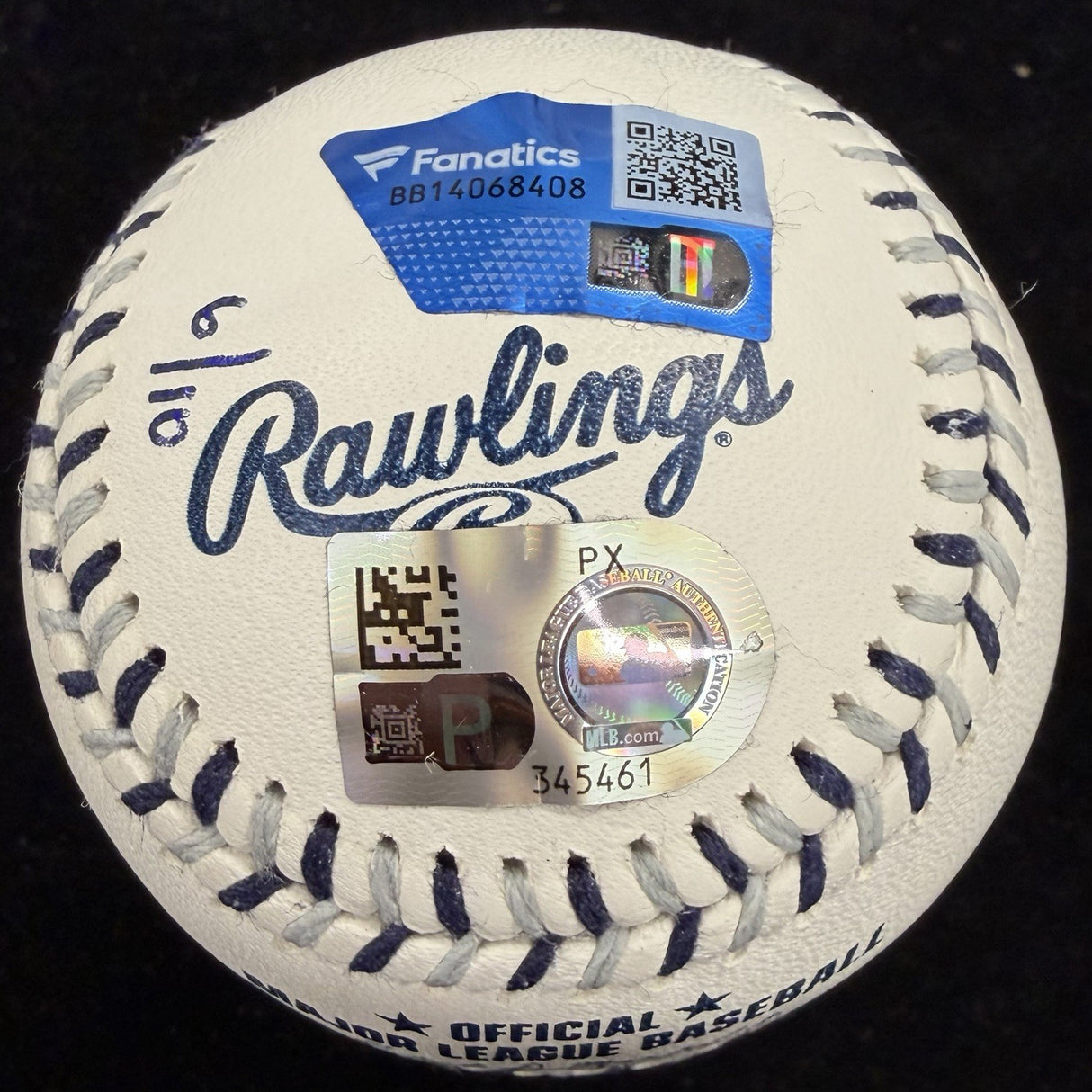 Julio Rodriguez 2022 AL ROY Stat Signed Mariners Team Stitch Logo Baseball MLB F