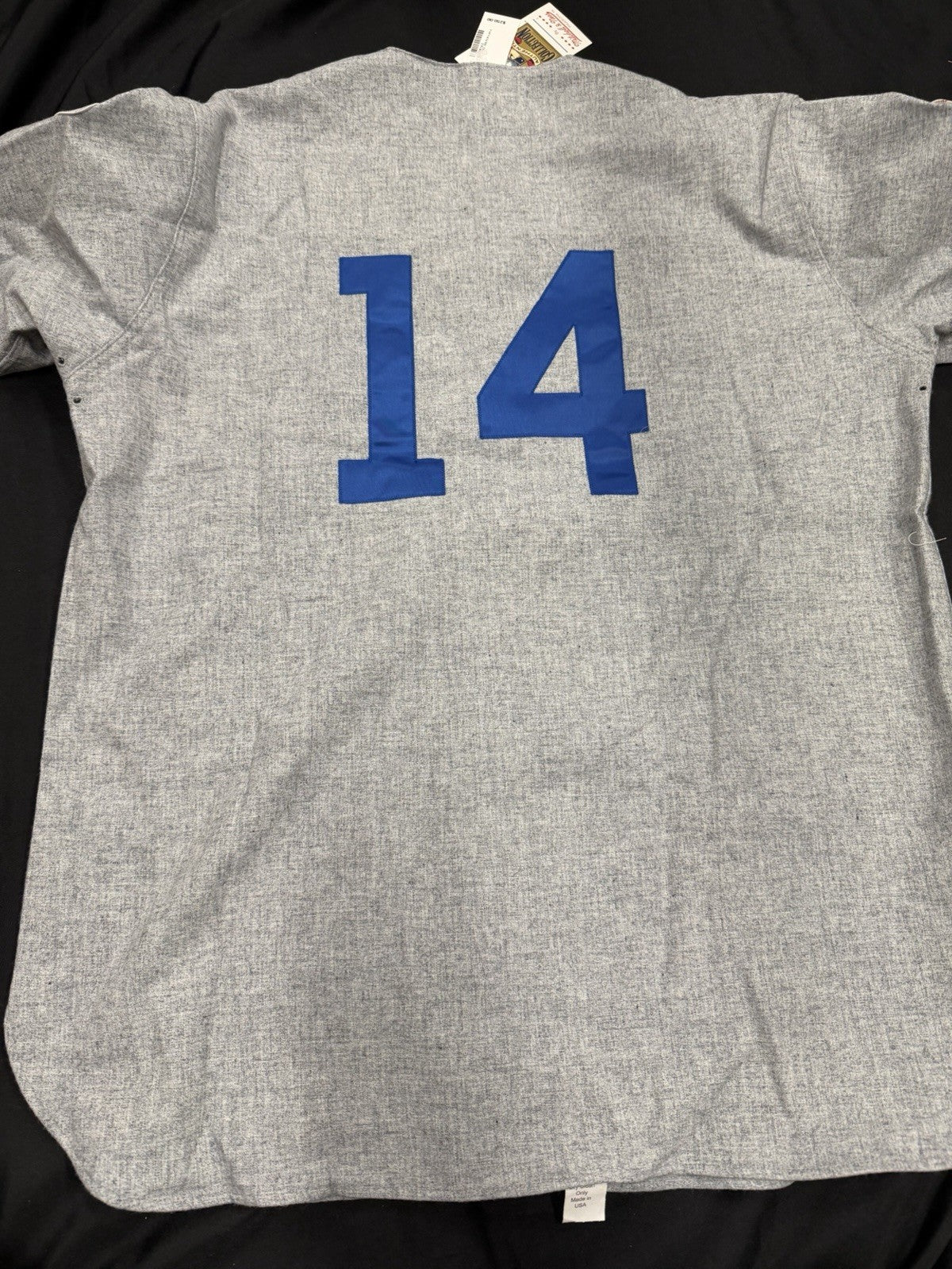 Ernie Banks Signed Authentic Cubs M&N Jersey PSA/DNA LOA