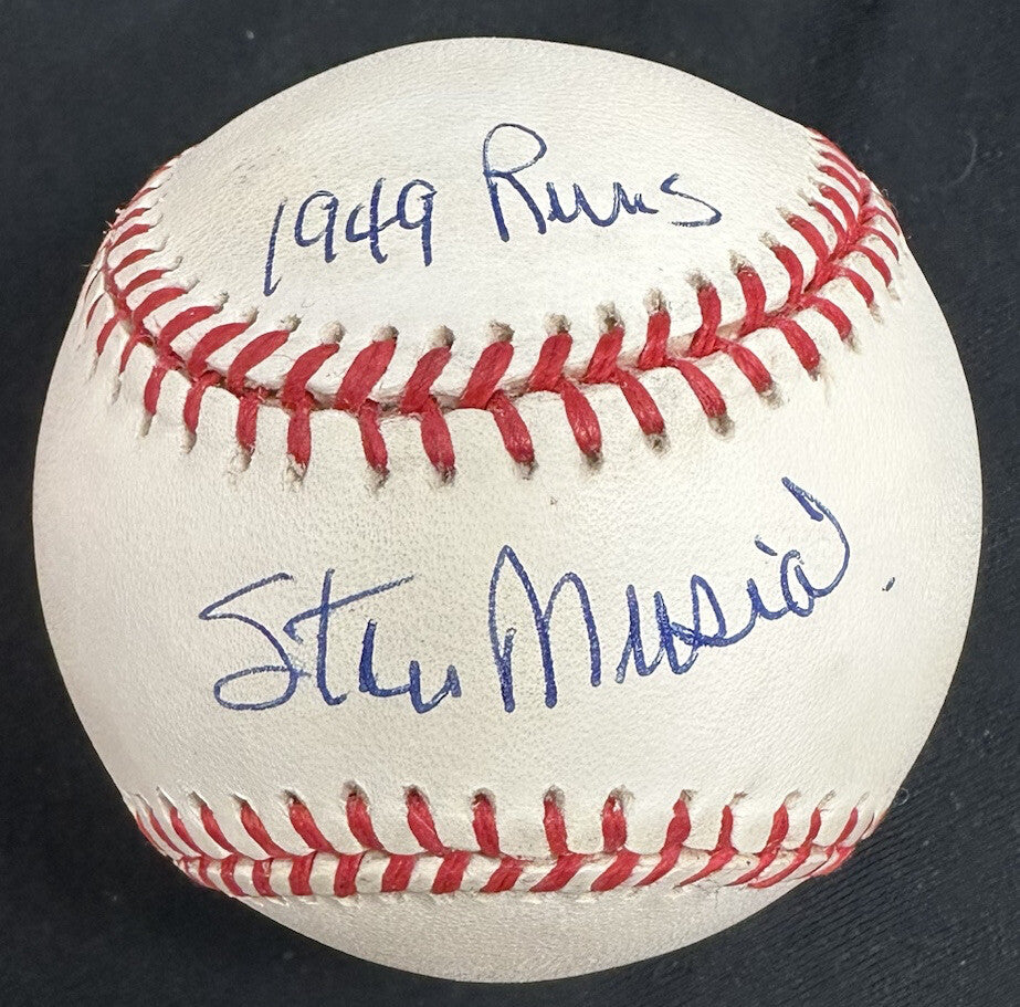 Stan Musial 1949 Runs Signed Baseball PSA/DNA