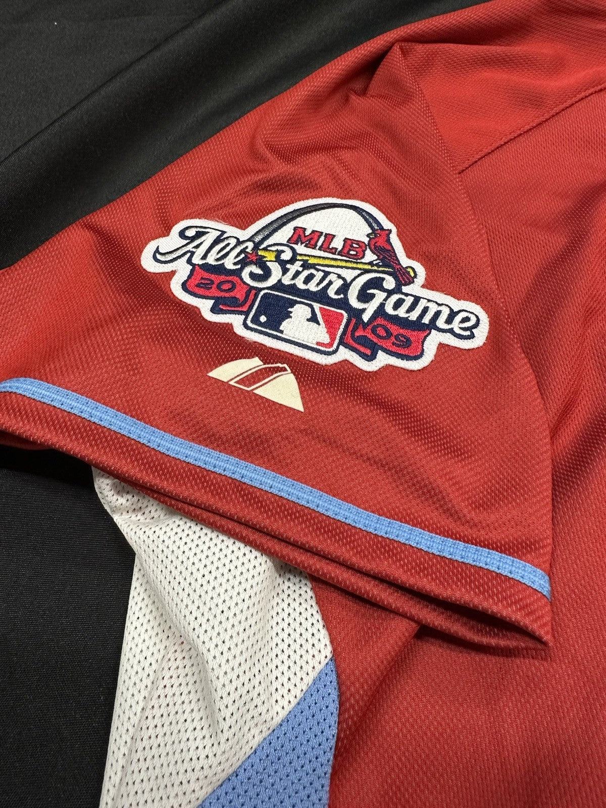 Yadier Molina Majestic Authentic 2009 All-Star Game Batting Practice Jersey