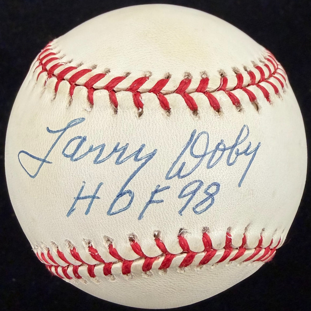Larry Doby HOF 98 Signed Baseball JSA