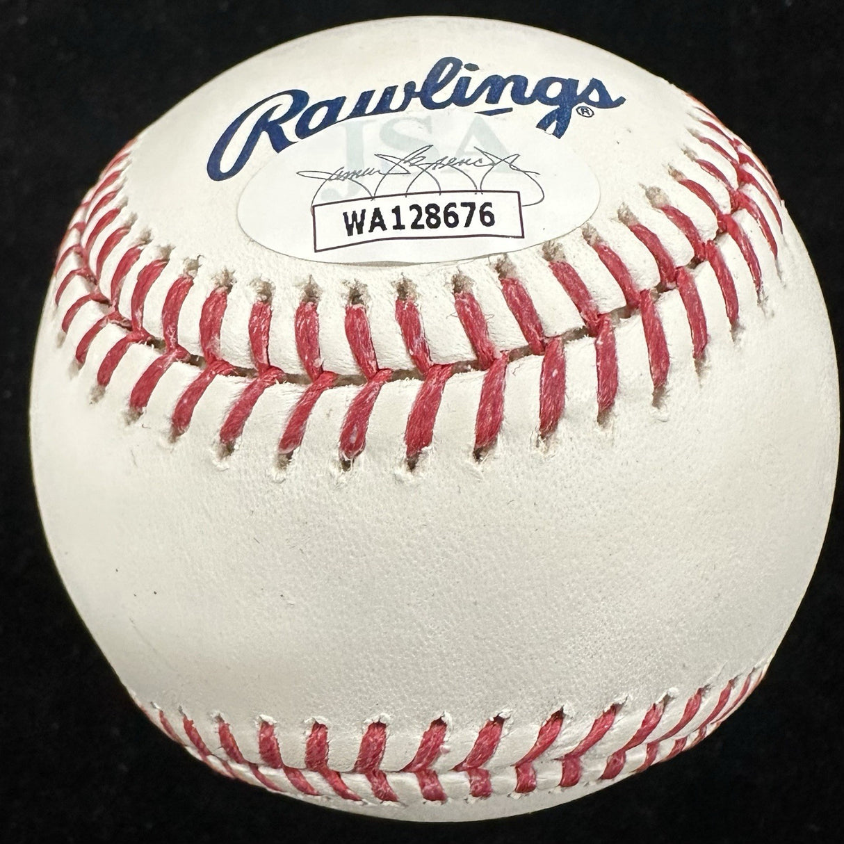 Eddie Murray HOF 2003 Signed Hall Of Fame Logo Baseball JSA Witness