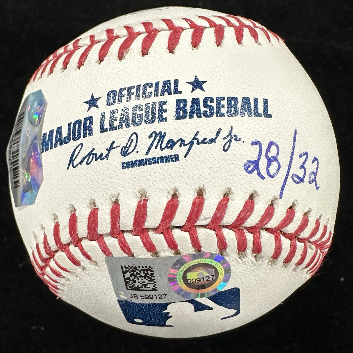 Sandy Koufax HOF MVP Cy Young Signed Stat Baseball MLB Holo Fanatics LE 28/32