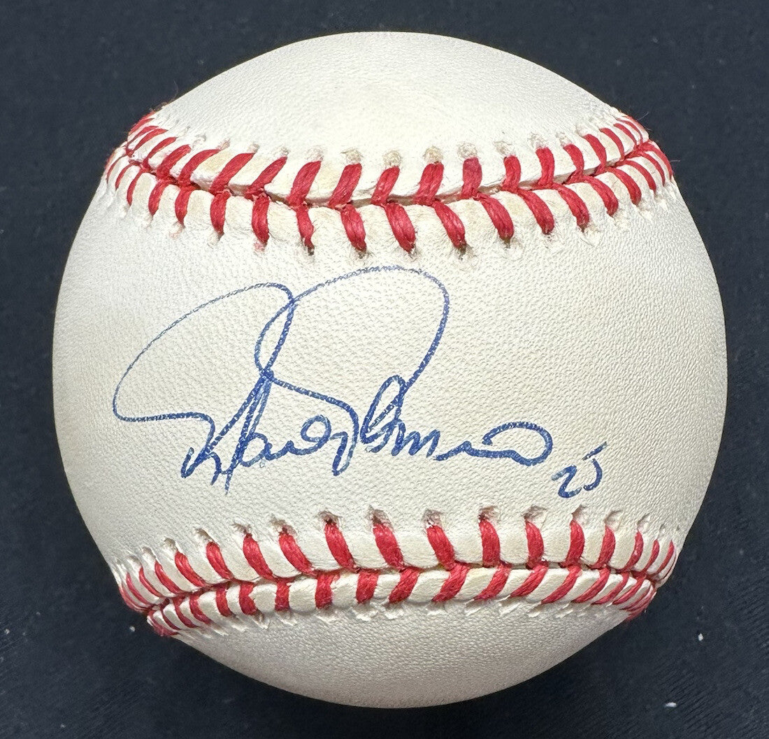 Rafael Palmeiro 23 Signed Baseball JSA