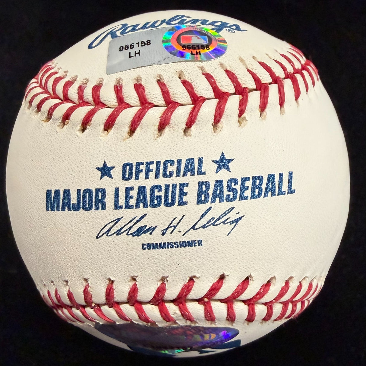 Joe Mauer 2009 AL Batting Champ Signed Baseball MLB Holo Ironclad