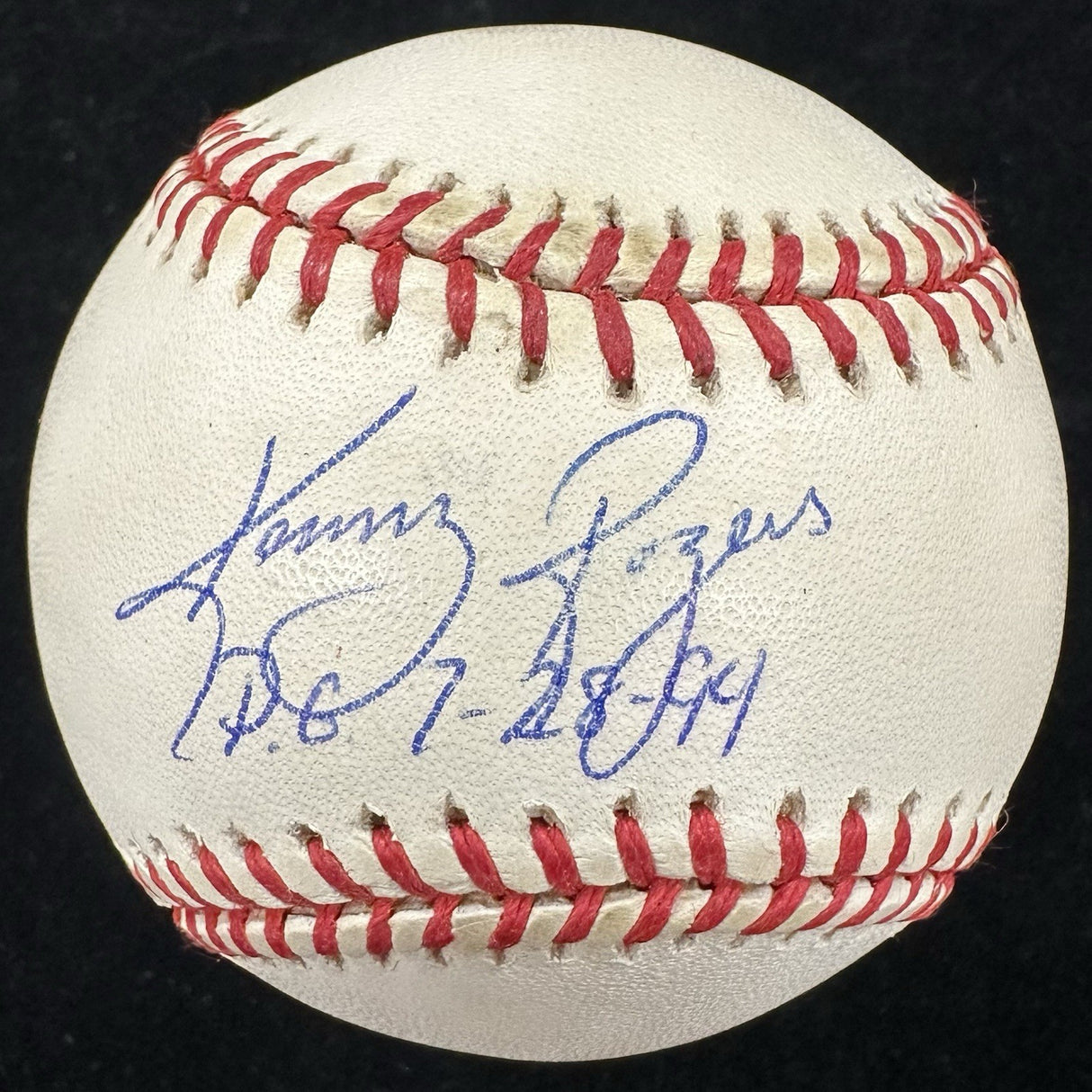 Kenny Rogers PG 7-28-94 Signed Baseball PSA/DNA LOA