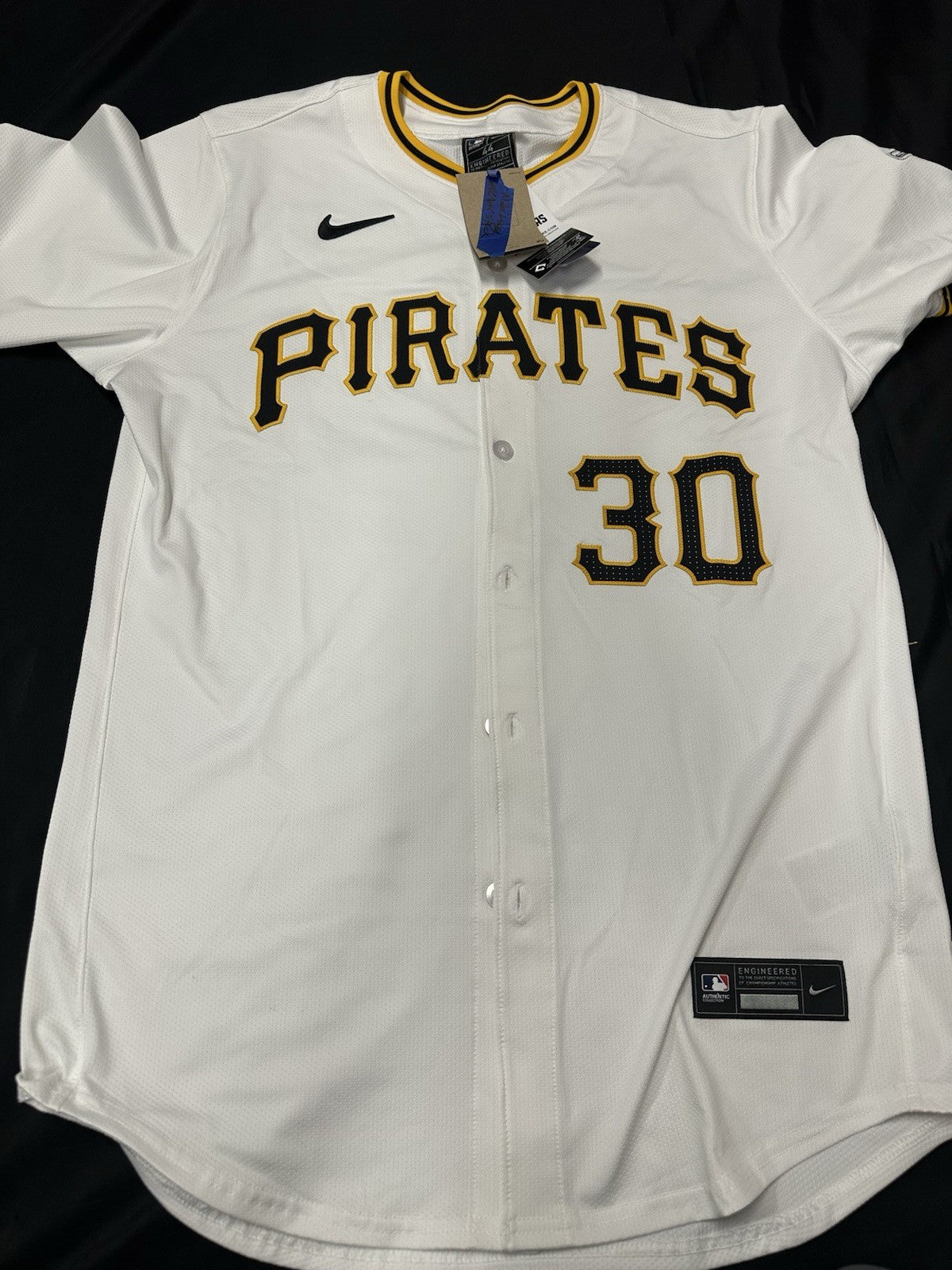 Paul Skenes 24 NL ROY Signed Authentic Pirates Nike Jersey MLB Holo