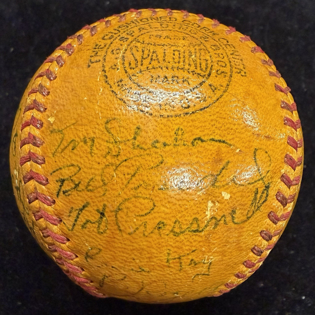 Babe Ruth 1938 Brooklyn Dodgers Team Signed Baseball JSA LOA