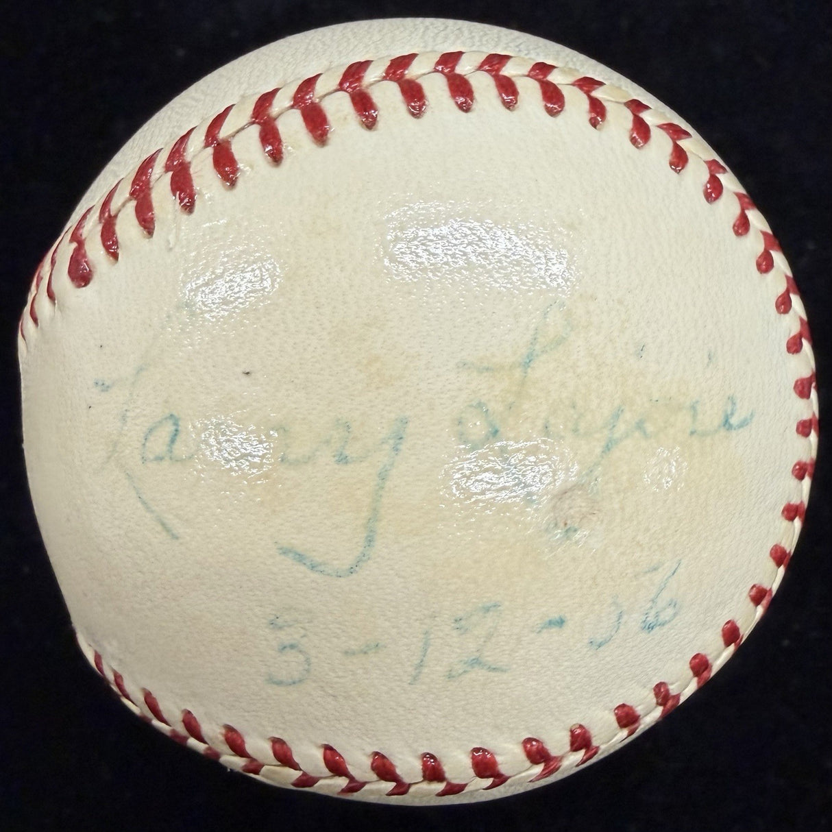 Larry Lajoie Single Signed OAL Harridge Baseball PSA/DNA LOA Graded 4.5