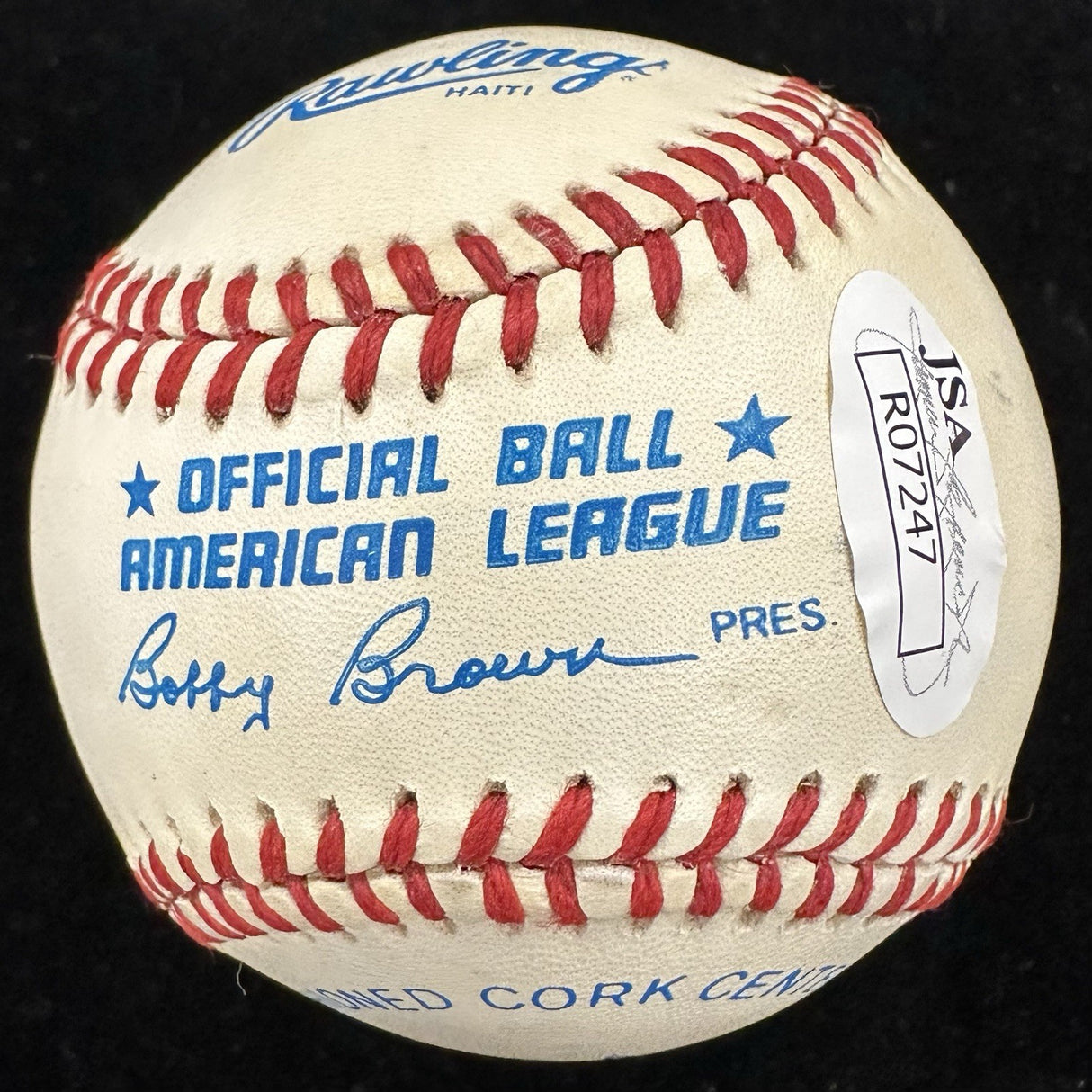 Lou Boudreau HOF 1970 Signed Baseball JSA