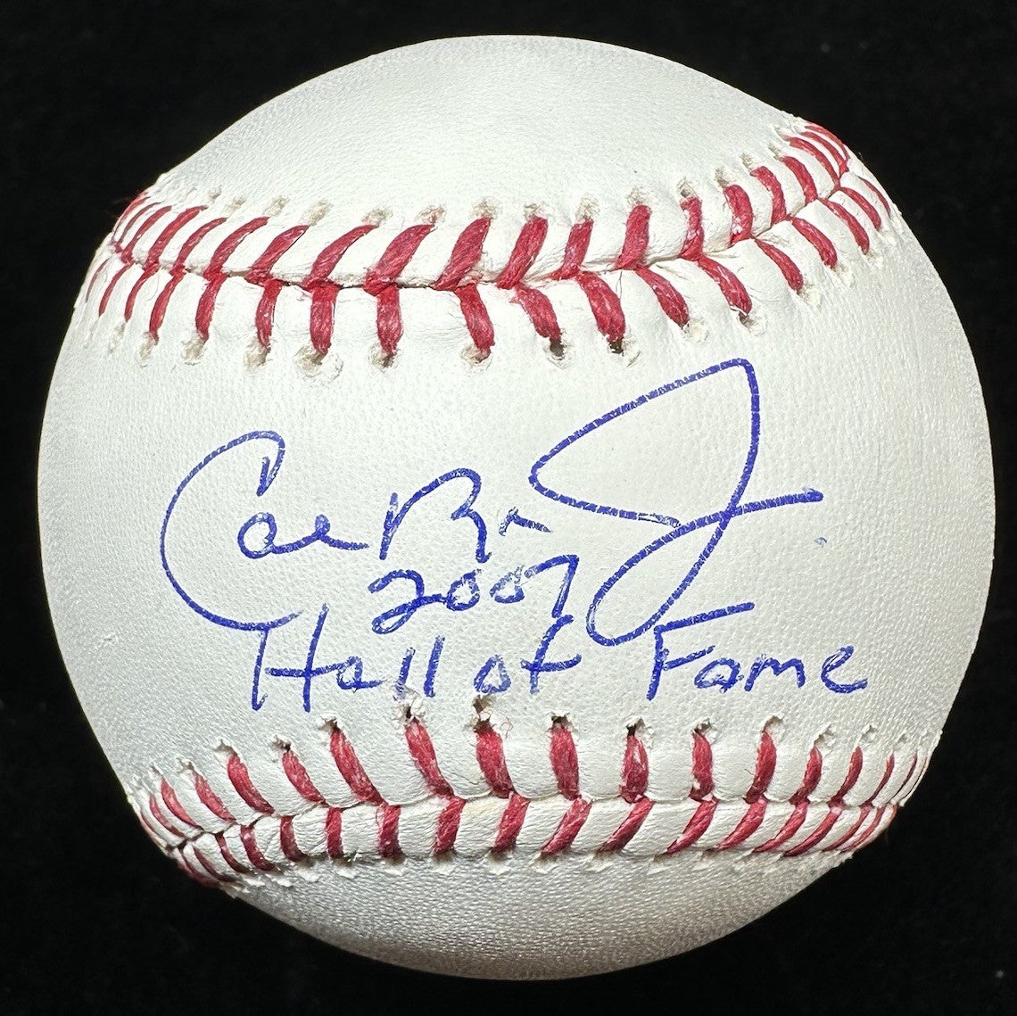 Cal Ripken Jr. Hall Of Fame 2007 Signed Baseball JSA