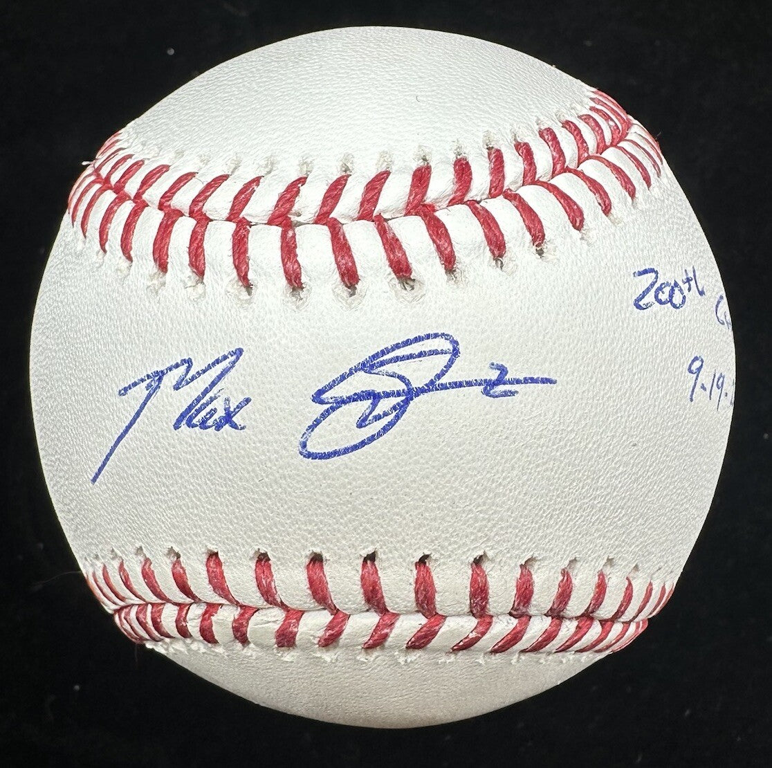 Max Scherzer 200th Career 9-19-22 Signed Baseball MLB Holo Fanatics LE 3/22