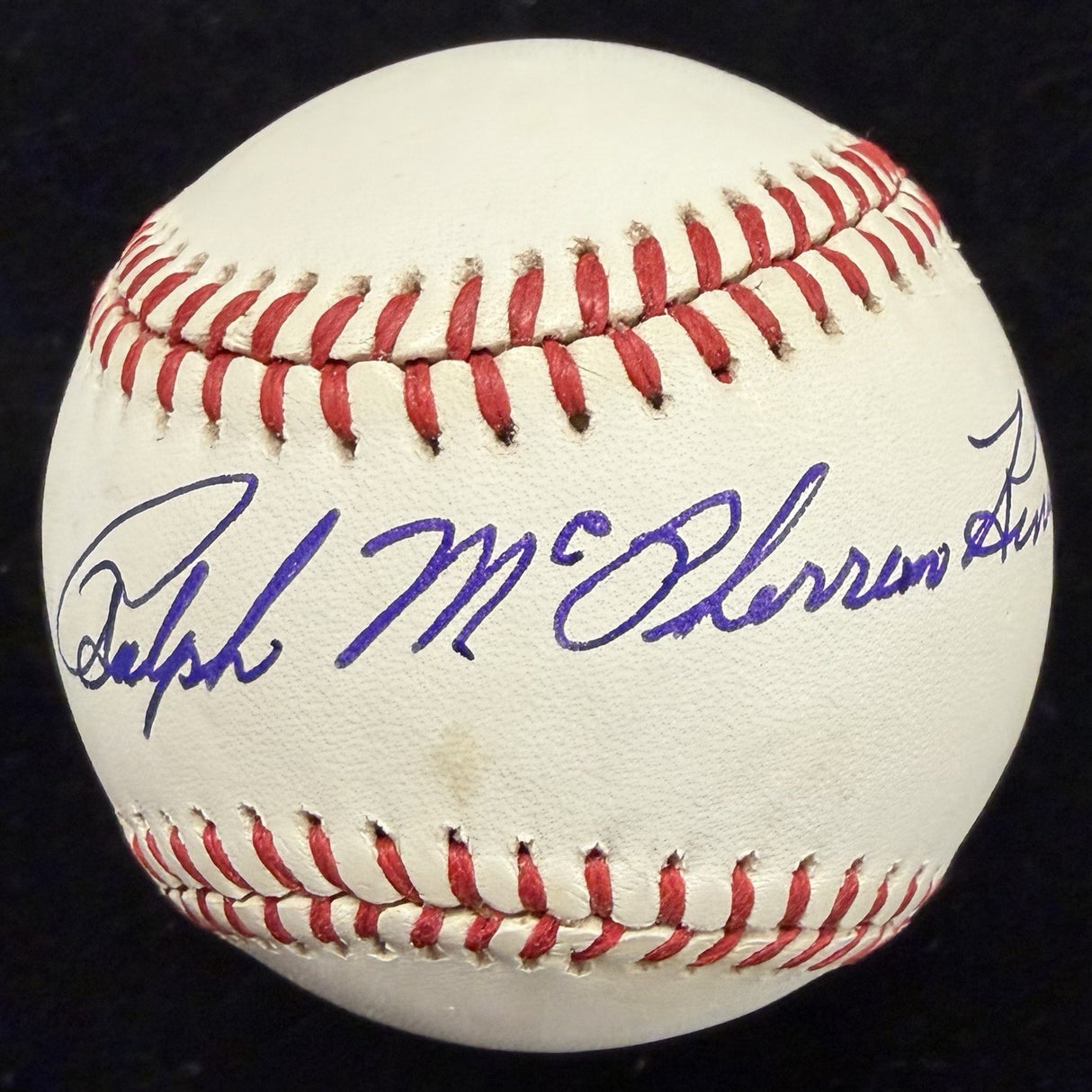 Ralph McPherran Kiner Full Name Signed Baseball PSA/DNA