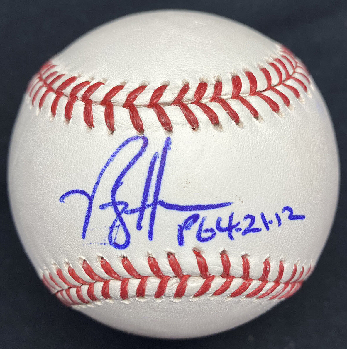 Philip Humber PG 4-21-12 Signed Baseball MLB Holo Hologram