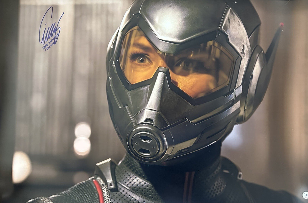 Evangeline Lilly The Wasp Signed 20x30 Photo Beckett Witnessed Ant Man