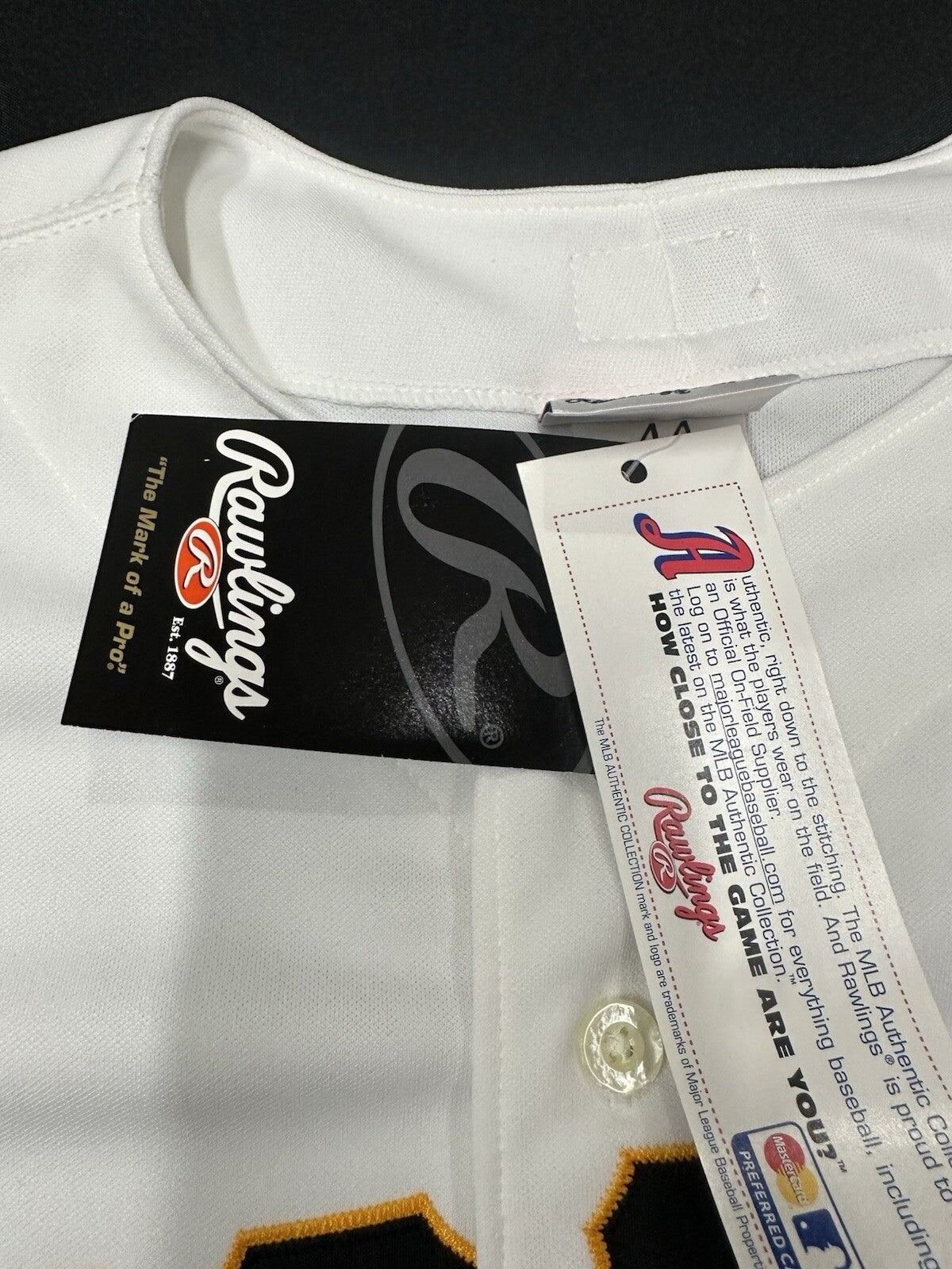 Bill Mazeroski Signed Authentic Rawlings Pirates Jersey JSA