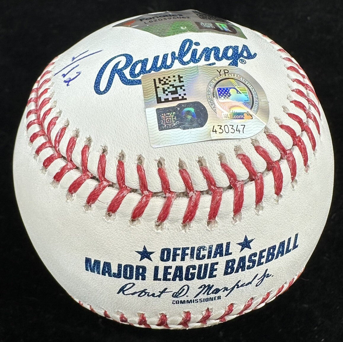 Domingo German PG 6/28/23 Signed Stat Baseball Fanatics LE 1/12 MLB Holo