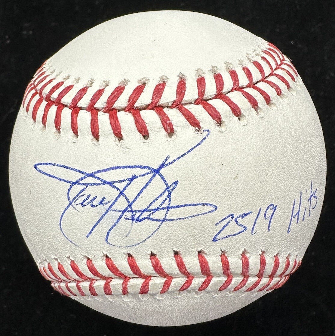 Todd Helton 2,519 Hits Signed Baseball Tristar