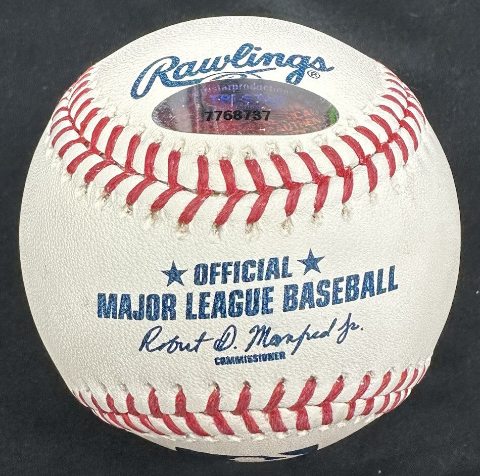 Bill Madlock 4x NL BC Signed Baseball Tristar