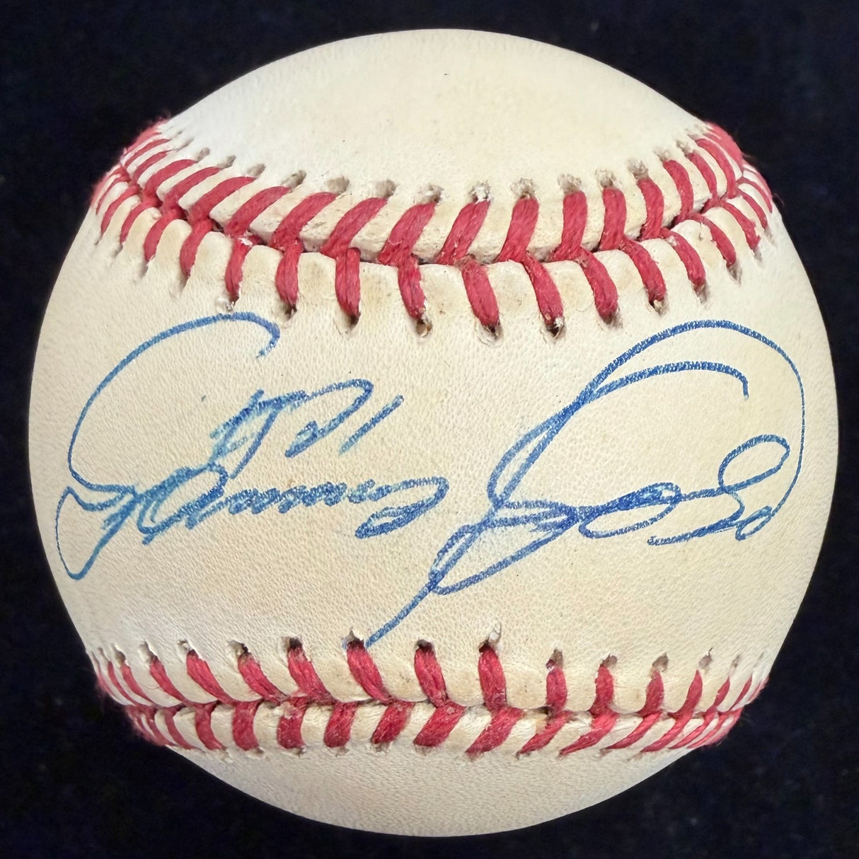 Sammy Sosa Early Career Signed Baseball JSA