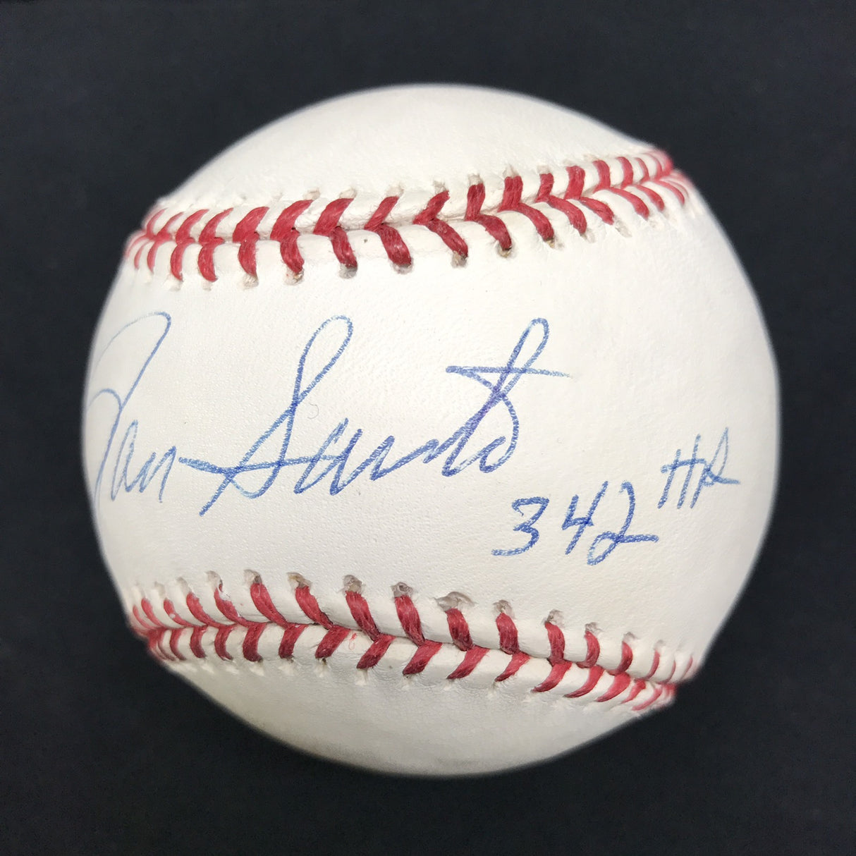 Ron Santo 342 HR Signed Baseball Schwartz Sports