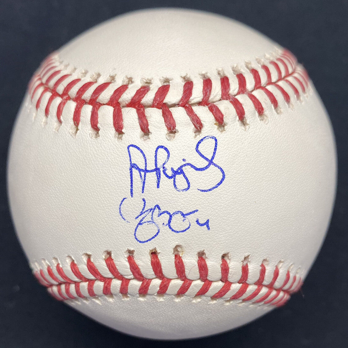 Albert Pujols Yadier Molina Dual Signed Baseball Beckett Witness Authenticated