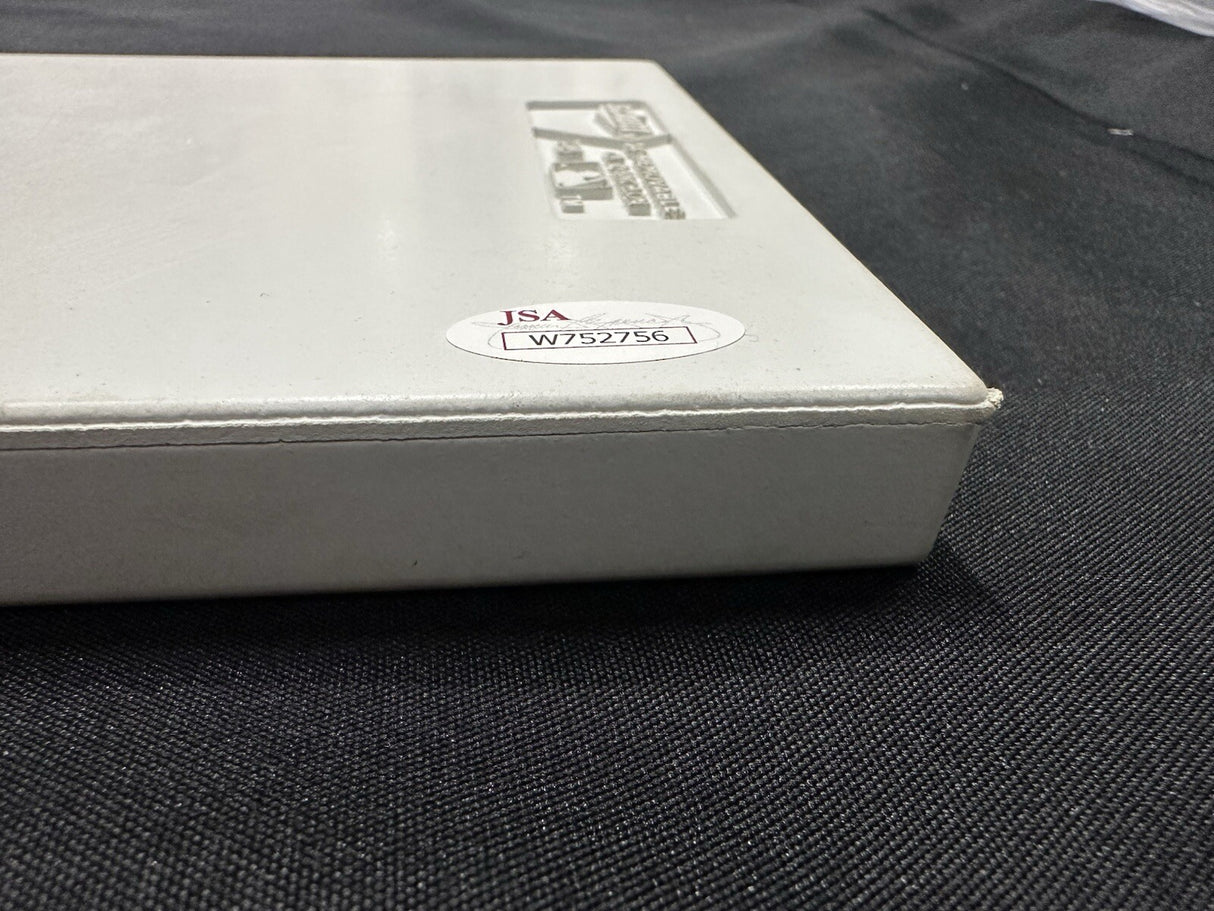 Bruce Sutter Stats Signed Authentic Schutt Cardinals Pitching Rubber JSA