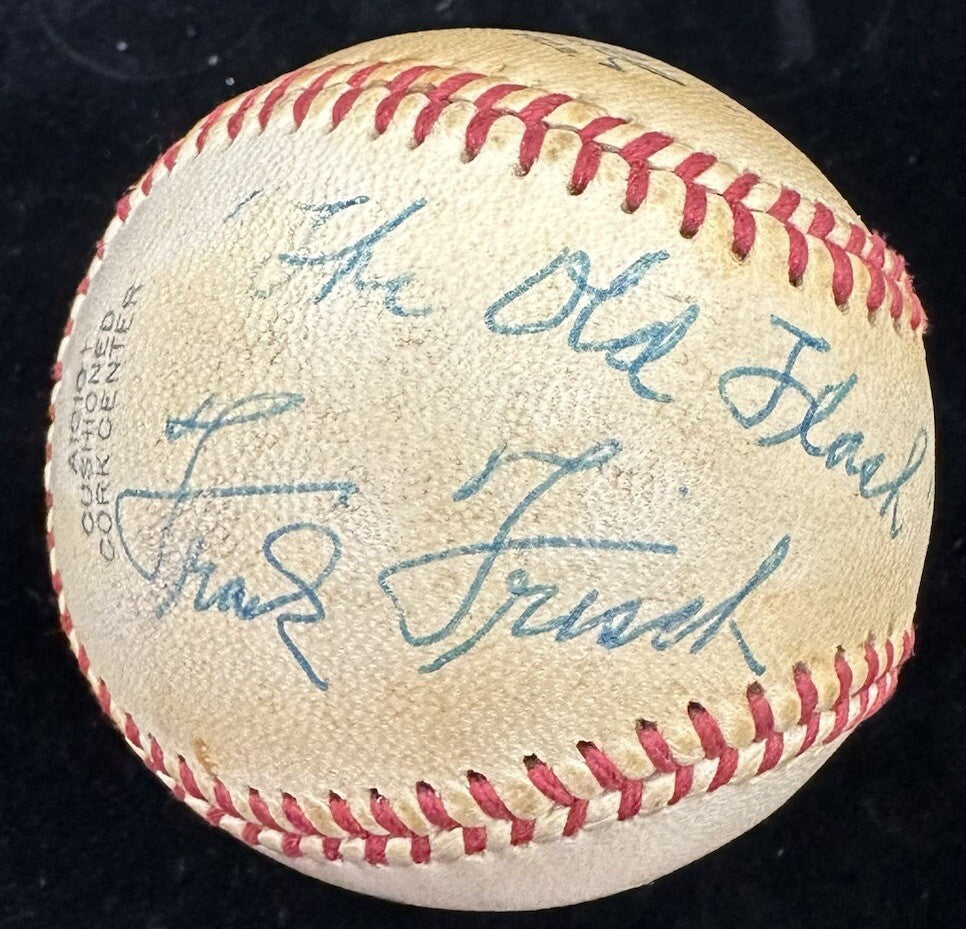 Frankie Frisch The Old Flash Signed Baseball PSA/DNA LOA