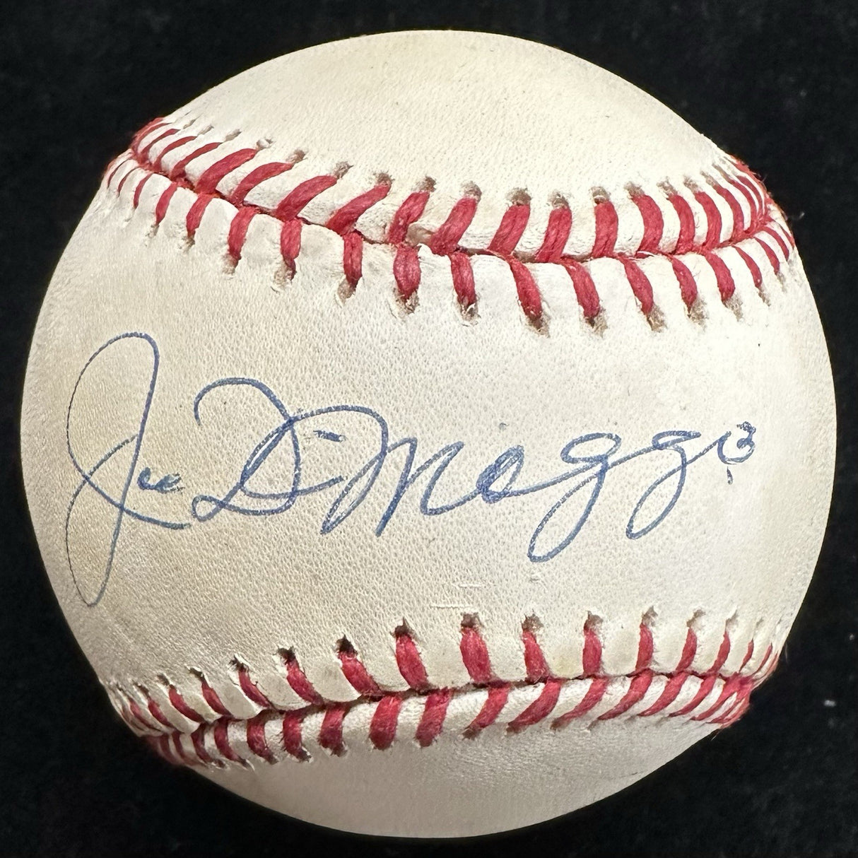 Joe DiMaggio Signed OAL Budig Baseball JSA LOA