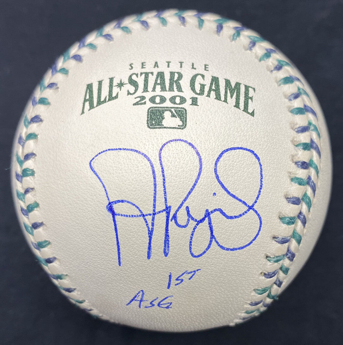 Albert Pujols 1st ASG Signed 2001 All Star Game Logo Baseball BAS Witness