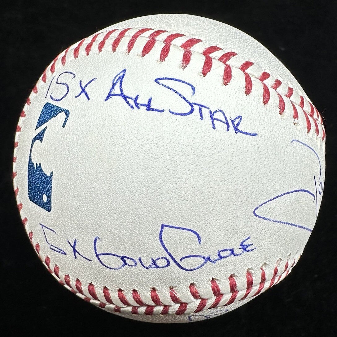 Tony Gwynn HOF 07 Hits All Star Batting Champ GG AVG Signed Stat Baseball PSA